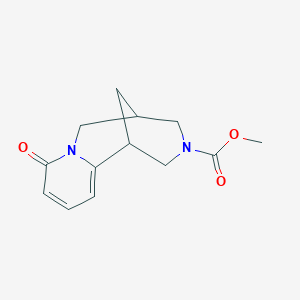 molecular formula C13H16N2O3 B14101270 methyl 8-oxo-1,5,6,8-tetrahydro-2H-1,5-methanopyrido[1,2-a][1,5]diazocine-3(4H)-carboxylate 