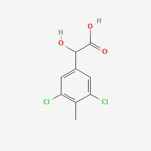 molecular formula C9H8Cl2O3 B1410128 3,5-Dichloro-4-methylmandelic acid CAS No. 1804896-70-5