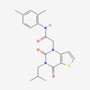 N-(2,4-dimethylphenyl)-2-[3-(2-methylpropyl)-2,4-dioxo-3,4-dihydrothieno[3,2-d]pyrimidin-1(2H)-yl]acetamide