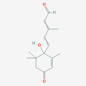 molecular formula C15H20O3 B14101375 (+/-)-Abscisic aldehyde 