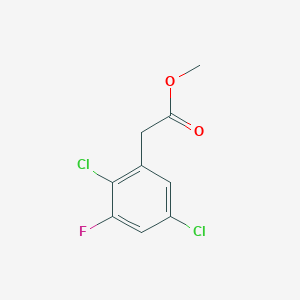 molecular formula C9H7Cl2FO2 B1410138 Methyl 2,5-dichloro-3-fluorophenylacetate CAS No. 1805479-80-4