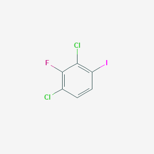 molecular formula C6H2Cl2FI B1410147 1,3-Dichloro-2-fluoro-4-iodobenzene CAS No. 1807089-38-8