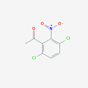 molecular formula C8H5Cl2NO3 B1410152 3',6'-Dichloro-2'-nitroacetophenone CAS No. 1803726-81-9