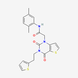 N-(2,5-dimethylphenyl)-2-(2,4-dioxo-3-(2-(thiophen-2-yl)ethyl)-3,4-dihydrothieno[3,2-d]pyrimidin-1(2H)-yl)acetamide