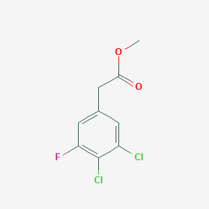 molecular formula C9H7Cl2FO2 B1410158 Methyl 3,4-dichloro-5-fluorophenylacetate CAS No. 1803819-97-7