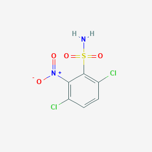 molecular formula C6H4Cl2N2O4S B1410163 3,6-Dichloro-2-nitrobenzenesulfonamide CAS No. 1806305-01-0