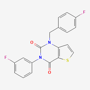 1-(4-fluorobenzyl)-3-(3-fluorophenyl)thieno[3,2-d]pyrimidine-2,4(1H,3H)-dione