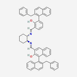 (R)-2'-Benzyl-3-((E)-(((1S,2S)-2-((E)-(3-((R)-2-benzylnaphthalen-1-yl)-2-hydroxybenzylidene)amino)cyclohexyl)imino)methyl)-[1,1'-binaphthalen]-2-ol