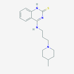 4-((3-(4-methylpiperidin-1-yl)propyl)amino)quinazoline-2(1H)-thione