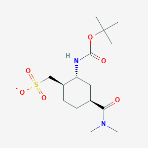 (1r,2r,4s)-2-[(t-Butoxycarbonyl)amino]-4-[(dimethylamino)carbonyl]cyclohexylmethanesulfonate