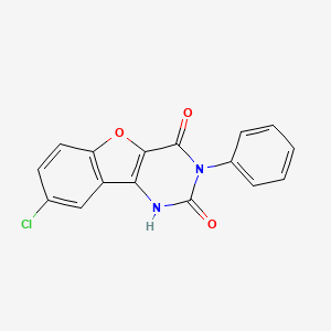 8-chloro-3-phenyl-1H-[1]benzofuro[3,2-d]pyrimidine-2,4-dione