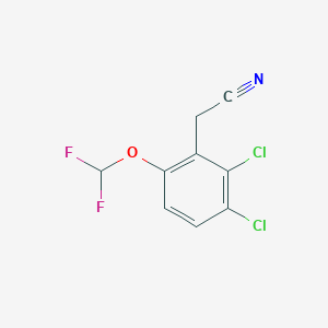 2,3-Dichloro-6-(difluoromethoxy)phenylacetonitrile
