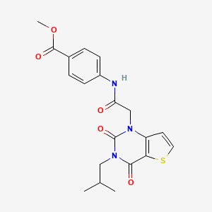 methyl 4-({[3-(2-methylpropyl)-2,4-dioxo-3,4-dihydrothieno[3,2-d]pyrimidin-1(2H)-yl]acetyl}amino)benzoate