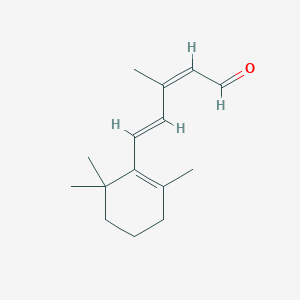 molecular formula C15H22O B141019 (2Z,4E)-3-甲基-5-(2,6,6-三甲基-1-环己烯-1-基)-2,4-戊二烯醛 CAS No. 54226-17-4