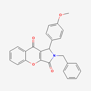 2-Benzyl-1-(4-methoxyphenyl)-1,2-dihydrochromeno[2,3-c]pyrrole-3,9-dione