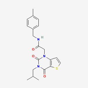 N-(4-methylbenzyl)-2-[3-(2-methylpropyl)-2,4-dioxo-3,4-dihydrothieno[3,2-d]pyrimidin-1(2H)-yl]acetamide