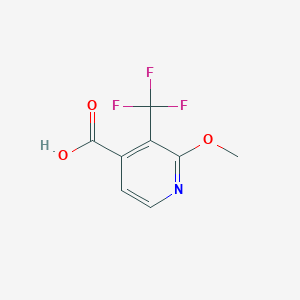 molecular formula C8H6F3NO3 B1410200 2-Methoxy-3-(trifluoromethyl)isonicotinic acid CAS No. 1227574-06-2