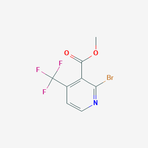 molecular formula C8H5BrF3NO2 B1410209 Methyl 2-bromo-4-(trifluoromethyl)nicotinate CAS No. 1227595-01-8