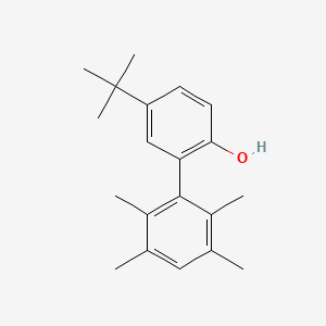 molecular formula C20H26O B1410210 5-Tert-butyl-2',3',5',6'-tetramethylbiphenyl-2-ol CAS No. 1416713-98-8