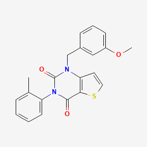 1-(3-methoxybenzyl)-3-(2-methylphenyl)thieno[3,2-d]pyrimidine-2,4(1H,3H)-dione