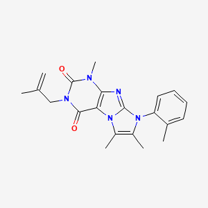 4,7,8-Trimethyl-6-(2-methylphenyl)-2-(2-methylprop-2-enyl)purino[7,8-a]imidazole-1,3-dione