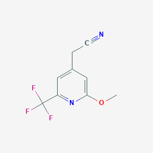 2-Methoxy-6-(trifluoromethyl)pyridine-4-acetonitrile