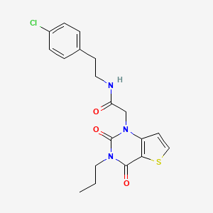 N-[2-(4-chlorophenyl)ethyl]-2-(2,4-dioxo-3-propyl-3,4-dihydrothieno[3,2-d]pyrimidin-1(2H)-yl)acetamide