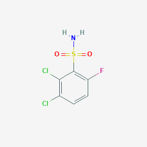 molecular formula C6H4Cl2FNO2S B1410236 2,3-二氯-6-氟苯磺酰胺 CAS No. 1807039-69-5
