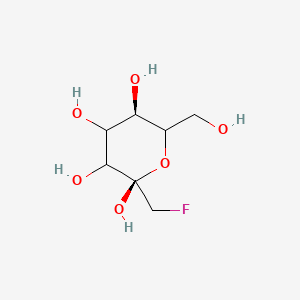 (2S,5R)-2-(fluoromethyl)-6-(hydroxymethyl)oxane-2,3,4,5-tetrol