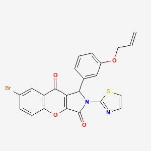 7-Bromo-1-[3-(prop-2-en-1-yloxy)phenyl]-2-(1,3-thiazol-2-yl)-1,2-dihydrochromeno[2,3-c]pyrrole-3,9-dione