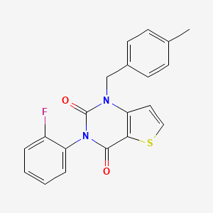 3-(2-fluorophenyl)-1-(4-methylbenzyl)thieno[3,2-d]pyrimidine-2,4(1H,3H)-dione