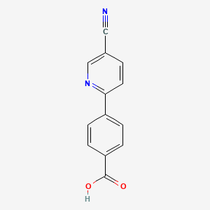 4-(4-Cyanopyridin-2-yl)benzoic acid