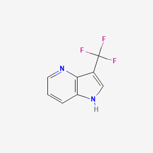 molecular formula C8H5F3N2 B1410249 3-(trifluoromethyl)-1H-pyrrolo[3,2-b]pyridine CAS No. 1256808-16-8