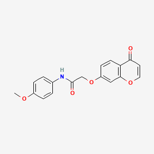 N-(4-methoxyphenyl)-2-[(4-oxo-4H-chromen-7-yl)oxy]acetamide