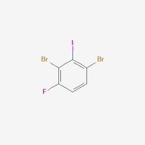 molecular formula C6H2Br2FI B1410252 1,3-Dibromo-4-fluoro-2-iodobenzene CAS No. 1806355-01-0