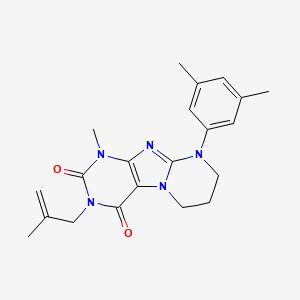 9-(3,5-dimethylphenyl)-1-methyl-3-(2-methylprop-2-enyl)-7,8-dihydro-6H-purino[7,8-a]pyrimidine-2,4-dione