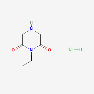 B1410265 1-Ethylpiperazine-2,6-dione hydrochloride CAS No. 1422343-92-7
