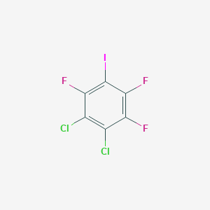 molecular formula C6Cl2F3I B1410266 1,2-Dichloro-4-iodo-3,5,6-trifluorobenzene CAS No. 1806270-45-0
