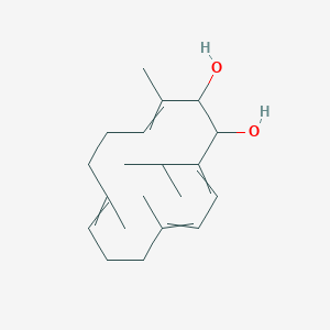 6,10,14-Trimethyl-3-propan-2-ylcyclotetradeca-3,5,9,13-tetraene-1,2-diol