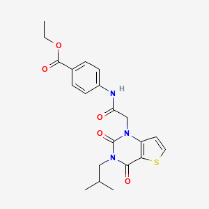 ethyl 4-({[3-(2-methylpropyl)-2,4-dioxo-3,4-dihydrothieno[3,2-d]pyrimidin-1(2H)-yl]acetyl}amino)benzoate