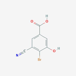 4-Bromo-3-cyano-5-hydroxybenzoic acid
