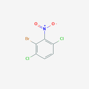 molecular formula C6H2BrCl2NO2 B1410278 1-Bromo-3,6-dichloro-2-nitrobenzene CAS No. 1807009-14-8