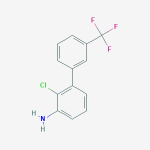 2-Chloro-3'-(trifluoromethyl)biphenyl-3-amine