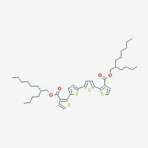 Quaterthiophene]-5,5'''-diyl]