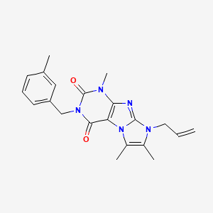 4,7,8-Trimethyl-2-[(3-methylphenyl)methyl]-6-prop-2-enylpurino[7,8-a]imidazole-1,3-dione