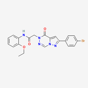 2-[2-(4-bromophenyl)-4-oxopyrazolo[1,5-d][1,2,4]triazin-5(4H)-yl]-N-(2-ethoxyphenyl)acetamide