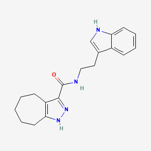 N-[2-(1H-indol-3-yl)ethyl]-2,4,5,6,7,8-hexahydrocyclohepta[c]pyrazole-3-carboxamide