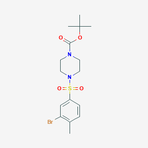 Tert-butyl 4-((3-bromo-4-methylphenyl)sulfonyl)piperazine-1-carboxylate