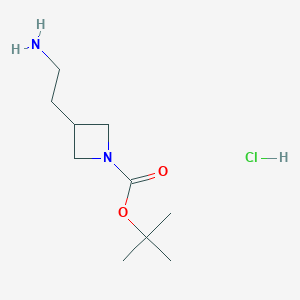 tert-Butyl 3-(2-aminoethyl)azetidine-1-carboxylate hydrochloride