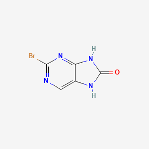 molecular formula C5H3BrN4O B14103029 2-Bromo-7,9-dihydro-8H-purin-8-one 